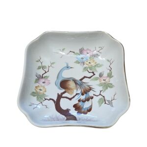 Shafford Peacock Exclusive Design porcelain candy‎ or trinket dish Vintage